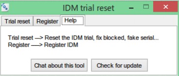 IDM Trail Reset Help