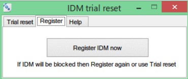 IDM Trail Reset Register
